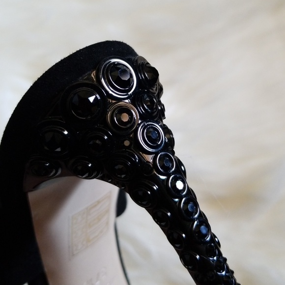 Miu Miu Calzature Donna 105mm - Blk Suede Sz 37.5 - Picture 2 of 4